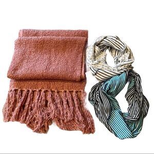 3 Scarf Bundle, Lauren Conrad & Edna Rose